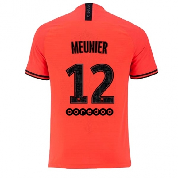 JORDAN Maglia Paris Saint Germain NO.12 Meunier Away 2019/20 Arancione