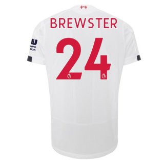 Maglia Liverpool NO.24 Brewster Away 2019/20 Bianco