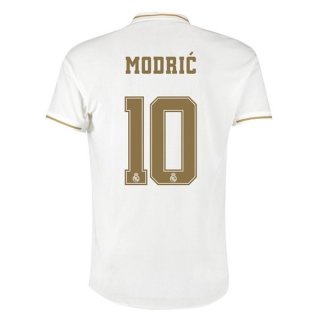 Maglia Real Madrid NO.10 Modric Home 2019/20 Bianco