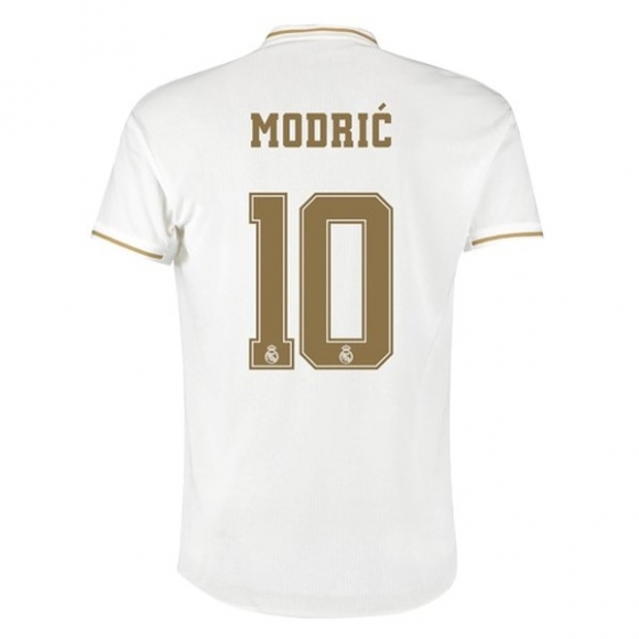 Maglia Real Madrid NO.10 Modric Home 2019/20 Bianco
