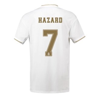 Maglia Real Madrid NO.7 Hazard Home 2019/20 Bianco