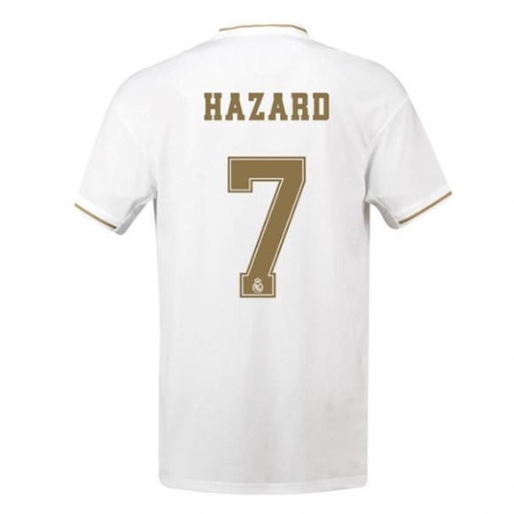Maglia Real Madrid NO.7 Hazard Home 2019/20 Bianco