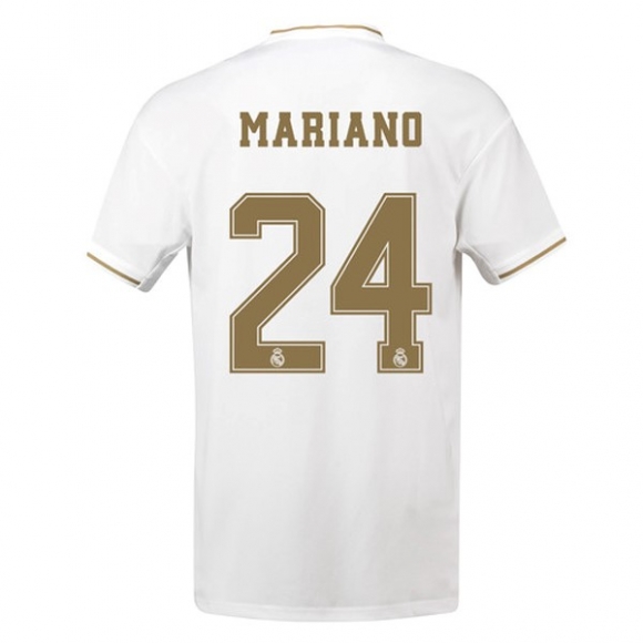 Maglia Real Madrid NO.24 Mariano Home 2019/20 Bianco