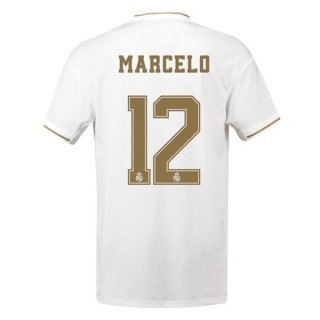 Maglia Real Madrid NO.12 Marcelo Home 2019/20 Bianco
