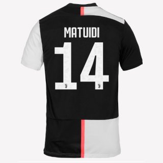 Maglia Juventus NO.14 Matuidi Home 2019/20 Bianco Nero