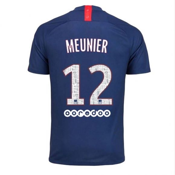 Maglia Paris Saint Germain NO.12 Meunier Home 2019/20 Blu