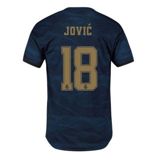 Maglia Real Madrid NO.18 Jovic Away 2019/20 Blu