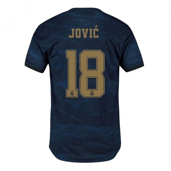 Maglia Real Madrid NO.18 Jovic Away 2019/20 Blu