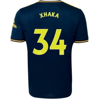 Maglia Arsenal NO.34 Xhaka Terza 2019/20 Blu