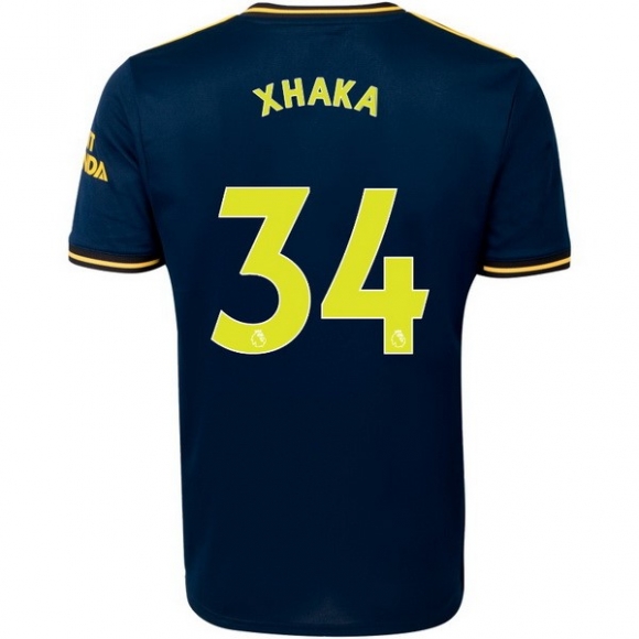 Maglia Arsenal NO.34 Xhaka Terza 2019/20 Blu