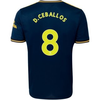 Maglia Arsenal NO.8 D.Ceballos Terza 2019/20 Blu