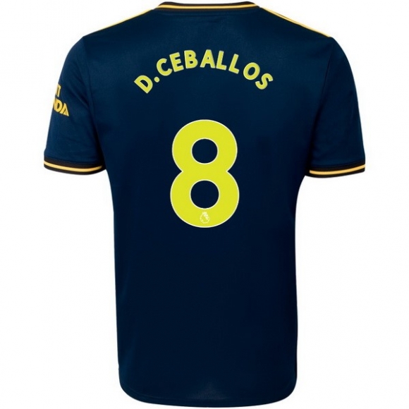 Maglia Arsenal NO.8 D.Ceballos Terza 2019/20 Blu