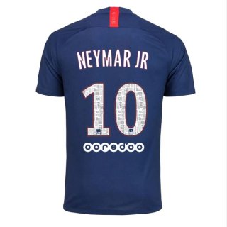 Maglia Paris Saint Germain NO.10 Neymar JR Home 2019/20 Blu