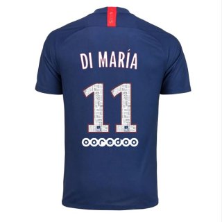 Maglia Paris Saint Germain NO.11 Di Maria Home 2019/20 Blu