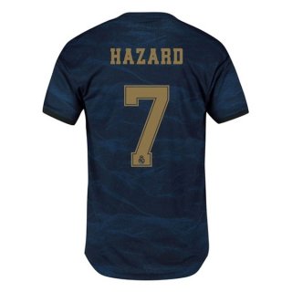 Maglia Real Madrid NO.7 Hazard Away 2019/20 Blu