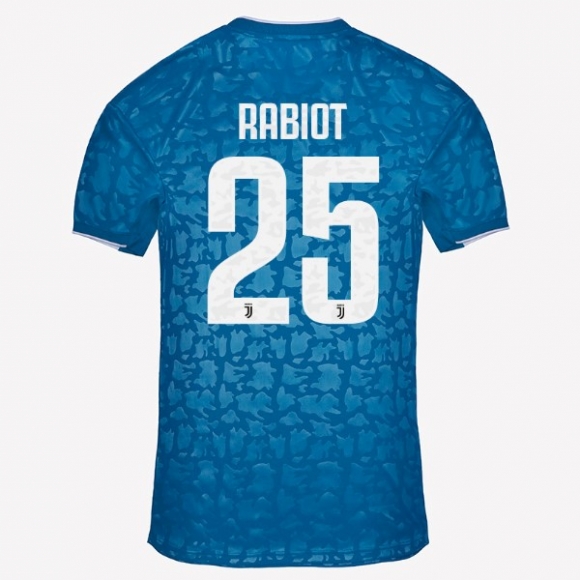 Maglia Juventus NO.25 Rabiot Terza 2019/20 Blu