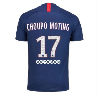 Maglia Paris Saint Germain NO.17 Choupo Moting Home 2019/20 Blu