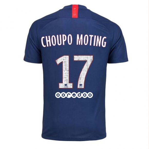 Maglia Paris Saint Germain NO.17 Choupo Moting Home 2019/20 Blu