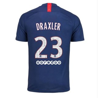 Maglia Paris Saint Germain NO.23 Draxler Home 2019/20 Blu