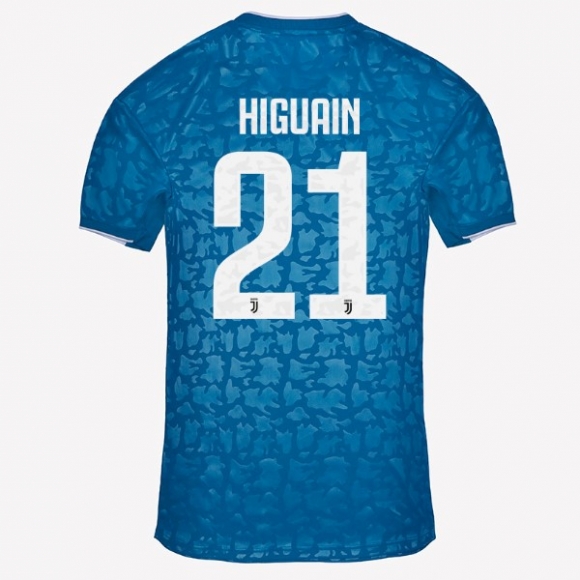 Maglia Juventus NO.21 Higuain Terza 2019/20 Blu