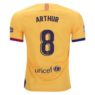 Maglia Barcellona NO.8 Arthur Home 2019/20 Blu Rosso