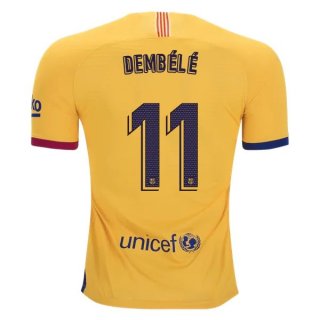 Maglia Barcellona NO.11 O.Dembele Away 2019/20 Giallo