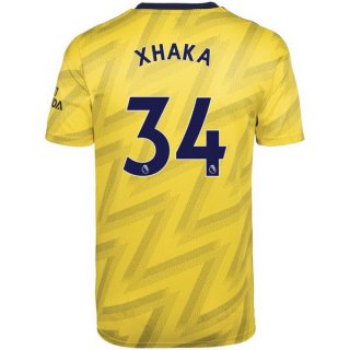 Maglia Arsenal NO.34 Xhaka Away 2019/20 Giallo