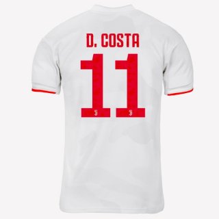 Maglia Juventus NO.11 D.Costa Away 2019/20 Grigio Bianco