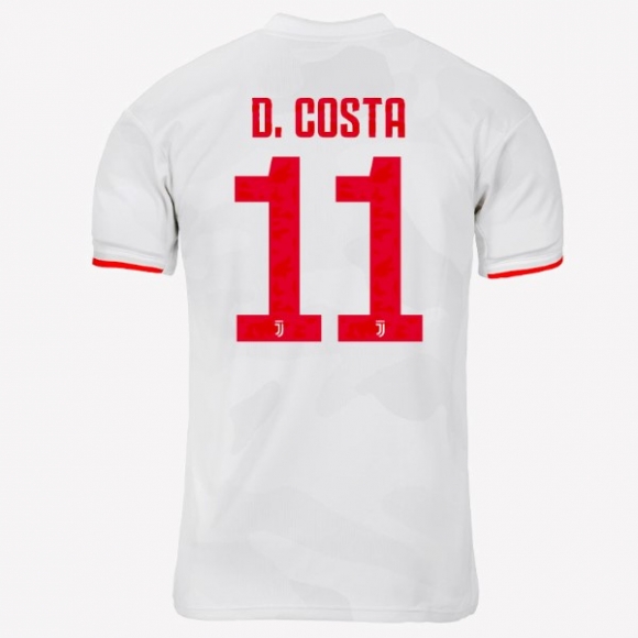 Maglia Juventus NO.11 D.Costa Away 2019/20 Grigio Bianco