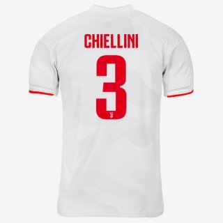 Maglia Juventus NO.3 Chiellini Away 2019/20 Grigio Bianco