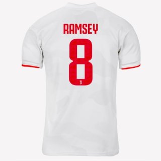 Maglia Juventus NO.8 Ramsey Away 2019/20 Grigio Bianco