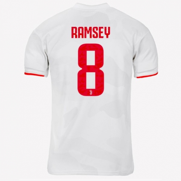 Maglia Juventus NO.8 Ramsey Away 2019/20 Grigio Bianco