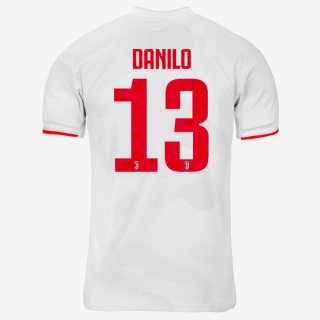 Maglia Juventus NO.13 Danilo Away 2019/20 Grigio Bianco