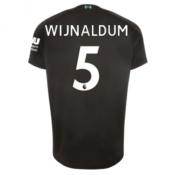 Maglia Liverpool NO.5 Wijnaldum Terza 2019/20 Nero