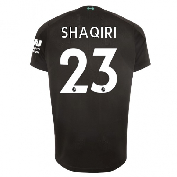 Maglia Liverpool NO.23 Shaqiri Terza 2019/20 Nero