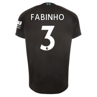 Maglia Liverpool NO.3 Fabinho Terza 2019/20 Nero