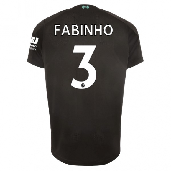 Maglia Liverpool NO.3 Fabinho Terza 2019/20 Nero