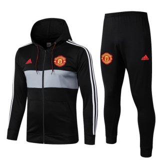 Giacca Manchester United 2019/20 Nero Rosso Grigio