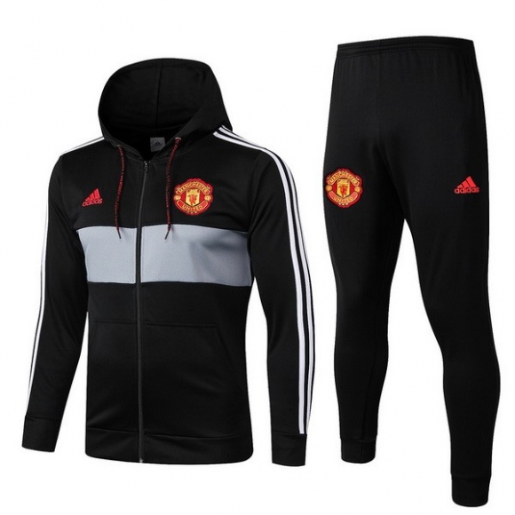 Giacca Manchester United 2019/20 Nero Rosso Grigio
