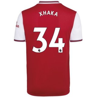 Maglia Arsenal NO.34 Xhaka Home 2019/20 Rosso