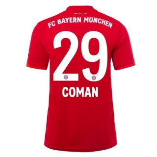 Maglia Bayern Munich NO.29 Coman Home 2019/20 Rosso