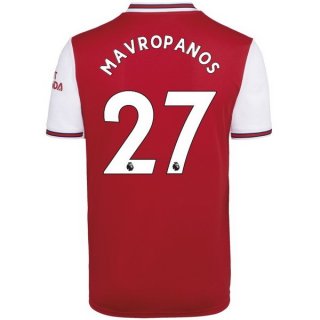 Maglia Arsenal NO.27 Mavropanos Home 2019/20 Rosso