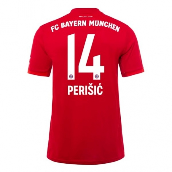 Maglia Bayern Munich NO.14 Perisic Home 2019/20 Rosso
