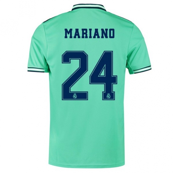 Maglia Real Madrid NO.24 Mariano Terza 2019/20 Verde