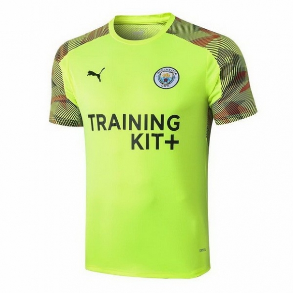 Formazione Manchester City 2019/20 Verde Fluorescente