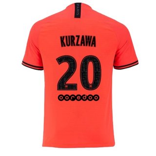 JORDAN Maglia Paris Saint Germain NO.20 Kurzawa Away 2019/20 Arancione