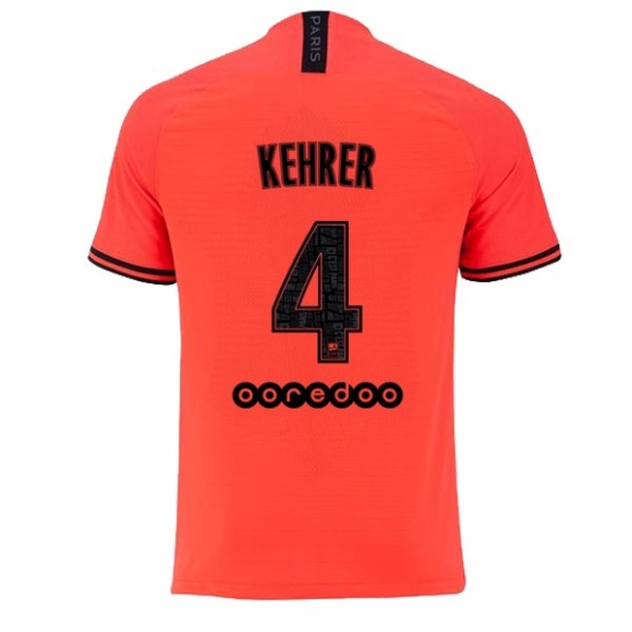 JORDAN Maglia Paris Saint Germain NO.4 Kehrer Away 2019/20 Arancione