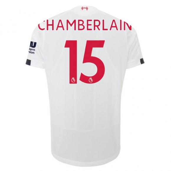 Maglia Liverpool NO.15 Chamberlain Away 2019/20 Bianco
