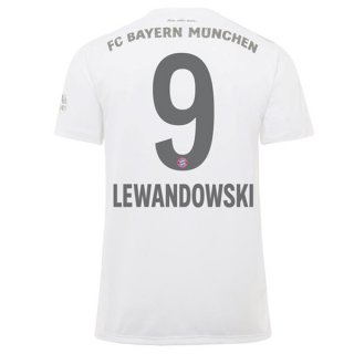 Maglia Bayern Munich NO.9 Lewandowski Away 2019/20 Bianco