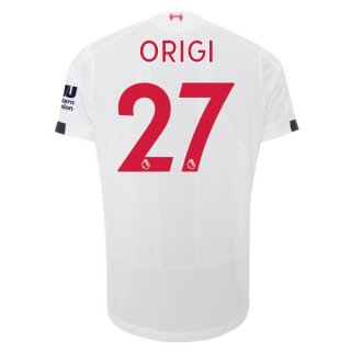 Maglia Liverpool NO.27 Origi Away 2019/20 Bianco